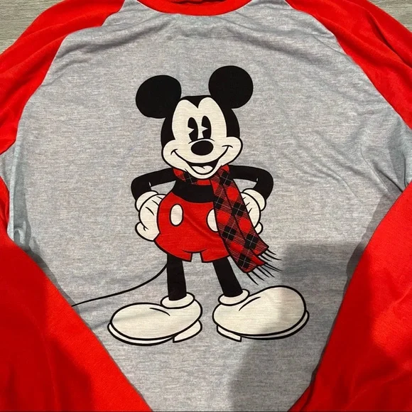 Disney Mickey Mouse Pajamas Sz Lg - Picture 2 of 7